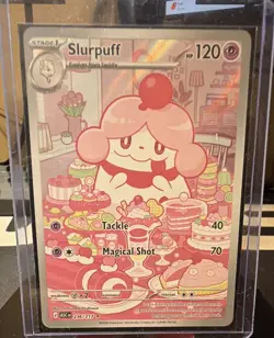 Pokemon TCG Slurpuff Temporal Forces 236/217 Illustration Rare Holo EN - Image 1