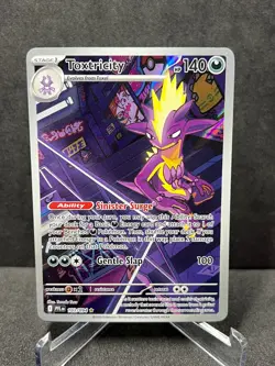 Pokemon Toxtricity 103/094 Phantasmal Flames Illustration Rare Pokemon Near Mint - Image 1