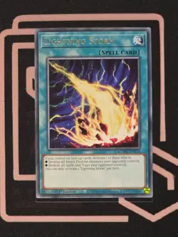 MZMU-EN116 Lightning Storm Rare 1st Ed YuGiOh - Image 1