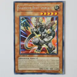 Gladiator Beast Spartacus - GLAS-EN018 - LP - Rare - 1st ed - Yugioh - Image 1