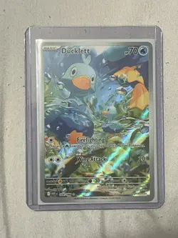 Pokemon TCG Ducklett Illustration Rare Card 109/086 Sv: White Flare - Image 5