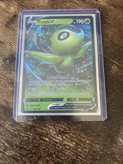 Pokemon Card - Celebi V 007/198 - Chilling Reign - Ultra Rare, NM - Image 1