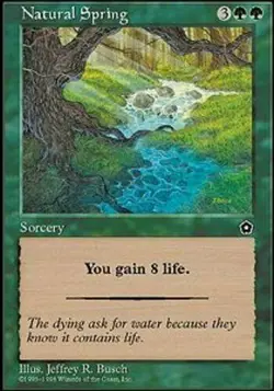 1x Natural Spring - LP - Portal Second Age - SPARROW MAGIC - mtg - - Image 1