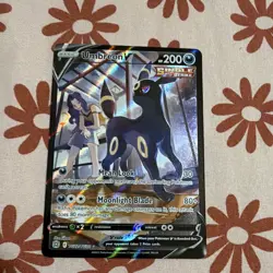 Pokemon TCG Umbreon V TG22/TG30 Swsh09 Ultra Rare Full Art Holo EN 2022 - Image 1