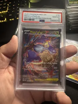 2025 Pokemon MEGA EVOLUTION SPECIAL ILLUSTRATION RARE #181 Mega Latias EX PSA 10 - Image 1