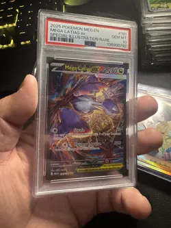 2025 Pokemon MEGA EVOLUTION SPECIAL ILLUSTRATION RARE #181 Mega Latias EX PSA 10 - Image 2