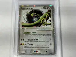 2006 POKEMON BLACK STAR PROMOS #039 RAYQUAZA EX-HOLO PSA 7 - Image 3