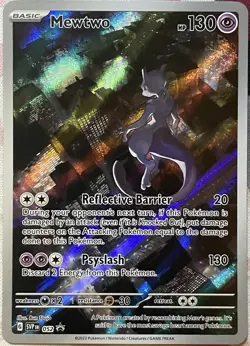 Pokemon TCG: Mewtwo 052 Scarlet & Violet 151 Black Star Promo NEAR MINT - Image 1
