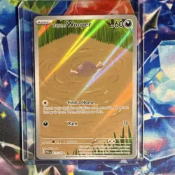 The Pokemon Company Pokemon TCG Paldean Wooper 221/193 Sv02 Paldea Evolved IR - Image 1