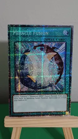 2025 Yugioh Miracle Fusion Spell Card MP25-EN021 Prismatic Secret Rare - Image 2