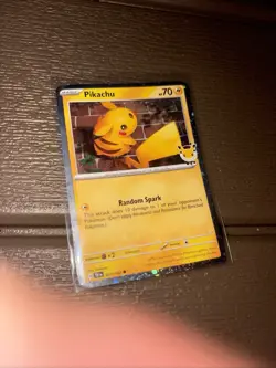 TCG Phantasmal Flames Celebrations Box Promo Card Pikachu Holo - Image 4