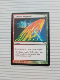 Magic: the Gathering Card - Shadowmoor ~ Uncommon ~ GUTTURAL RESPONSE - Image 1