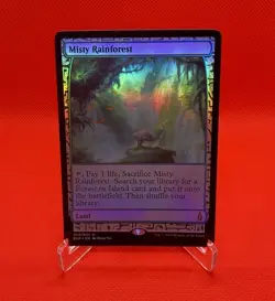 Misty Rainforest - Foil Handmade Playtesting Card! - Image 1