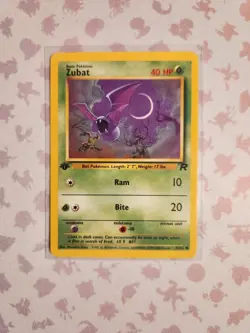 Zubat 70/82 1st Edition Team Rocket Pokemon TCG - Image 1