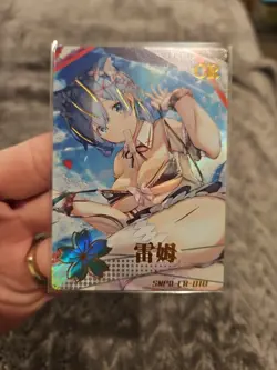 Rem (Re:Zero) Goddess Story Anime Trading Card CR-010 Foil Holo - Image 1