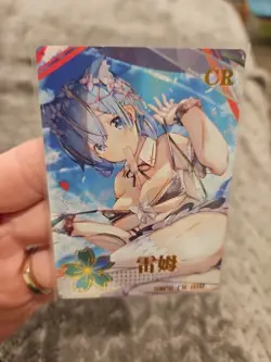 Rem (Re:Zero) Goddess Story Anime Trading Card CR-010 Foil Holo - Image 4