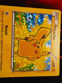 HP Pokemon (Holo) PIKACHU Card 2014 MCDONALD'S COLLECTION Set #5/12 Foil Promo - Image 4