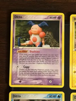 Pokemon EX Delta Species DITTO Set 9 Cards - 37/113, 62/113, 38/113, 40/113 - NM - Image 2