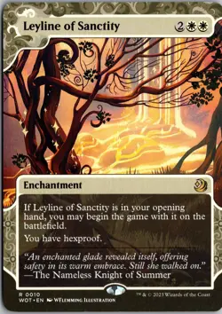 Leyline of Sanctity 10 Wilds of Eldraine: Enchanting Tales Magic: The Gathering - Image 1