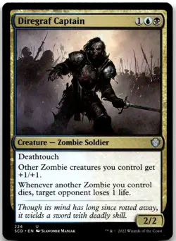 Diregraf Captain 224 Uncommon Starter Commander Decks Lightly Played - Image 1