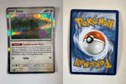DITTO 132/165 151 RARE POKEMON HOLO NM/M KIYOTAKA OSHIYAMA - Image 3