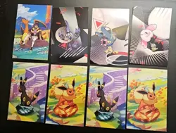 Pokemon Mini Tin Art Cards Set Of 8 - Image 1
