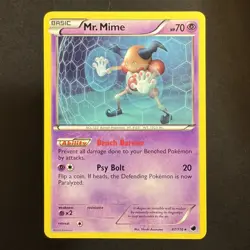 Mr. Mime - 47/116 - Plasma Freeze - Pokemon - Rare - Played - Image 1