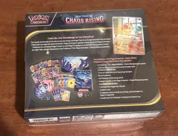 Pokemon Chaos Rising Pokemon Center ETB Elite Trainer Box Factory Sealed New - Image 2