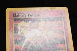 Blaine's Ponyta 1st Edition 63/132 MP+ Gym Heroes Regular Common Pokemon TCG - Image 3