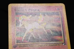 Blaine's Ponyta 1st Edition 63/132 MP+ Gym Heroes Regular Common Pokemon TCG - Image 4