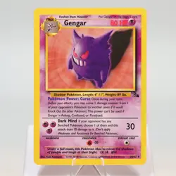 Pokemon TCG - Gengar 20/62 Fossil Rare WOTC - NM/M - Image 2