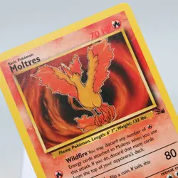 Pokemon TCG - Moltres 27/62 Fossil Rare WOTC - NM - Image 1
