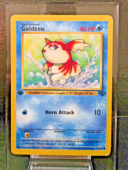 Goldeen 53/64 1st Edition Jungle LP/MP Pokemon TCG - Image 1