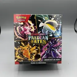 NEW Pokemon TCG Scarlet & Violet Paldean Fates Booster Bundle SEALED IN HAND - Image 1