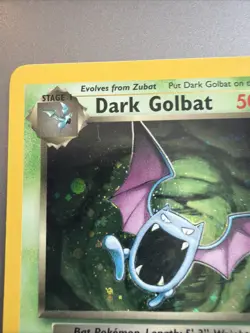 Dark Golbat - 7/82 - Team Rocket - Pokemon - Holo Rare - Vintage - 2000 - WOTC - Image 3