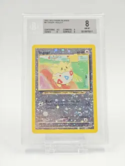 2001 POKEMON SOUTHERN ISLAND #4 TOGEPI HOLO P BGS 8 - Image 1