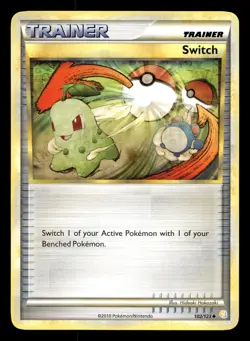 Switch 102/123 Uncommon HeartGold & SoulSilver Pokemon LP - Image 1