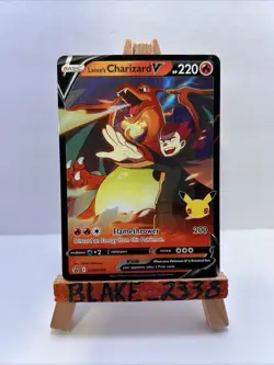 Pokemon Promo Lance’s Charizard V SWSH133 - Image 1