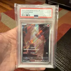 2023 POKEMON JAPANESE SV2a-POKEMON 151 #168 CHARMANDER ART RARE PSA 10 GEM MINT - Image 1