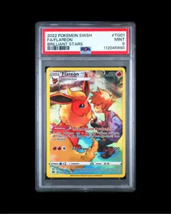 Pokemon BST TG01/TG30 - Brilliant Stars Trainer Gallery Flareon Full Art - Image 1