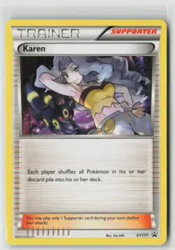 Karen XY177 Promo XY Promo Pokemon Lightly Played - Image 1