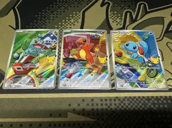 Pokemon TCG First Partner Illustration Collection Series 1 Kanto GEN 1 Set NM - Image 1