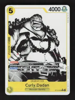 Curly.Dadan (Parallel) Ultra Deck: The Three Brothers #ST13-006 - Image 1