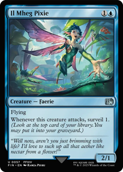 0057 Il Mheg Pixie FFXIV FIN Final Fantasy MTG Card SHIPS NOW - Image 1