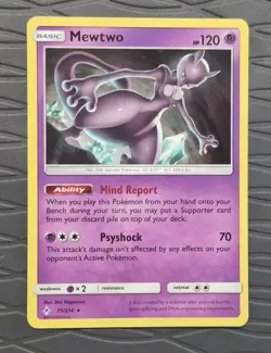 Mewtwo 75/214 Unbroken Bonds Non-Holo Rare Pokemon Card - Image 3