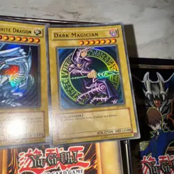 Yugioh 2002 Lord of D Collectors Tin With cards with BLUE EYES+DARK MAGICIAN - Image 4