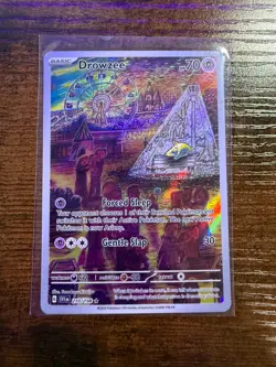 Pokemon Drowzee Card 210/198 Scarlet Violet Illustration Rare NM Pack Fresh - Image 1