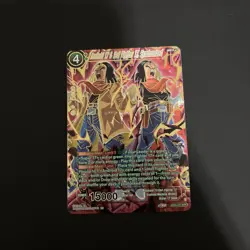 Android 17 & Hell Fighter 17 Synchronized SPR Foil Dragon Ball Super Card - Image 1