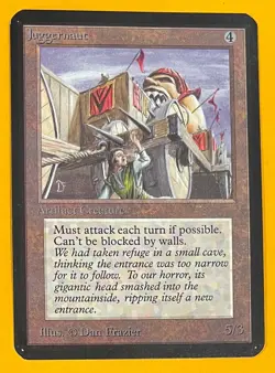 MTG JUGGERNAUT Alpha (OldManMTG 013-671) - Image 1