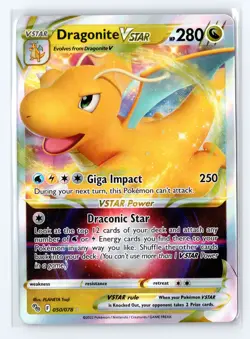Dragonite VSTAR Pokemon GO #050/078 Near Mint or Better - Image 1